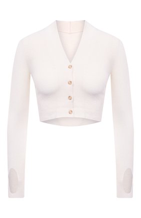 Женский кардиган JACQUEMUS белого цвета по цене 24000 руб., арт. 203KN26/206100 | Фото 1 Женский кардиган JACQUEMUS белого цвета, арт. 203KN26/206100 | Фото 1