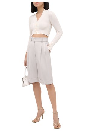 Женский кардиган JACQUEMUS белого цвета по цене 24000 руб., арт. 203KN26/206100 | Фото 2 Женский кардиган JACQUEMUS белого цвета, арт. 203KN26/206100 | Фото 2