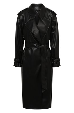 Женский тренч ALICE + OLIVIA черного цвета по цене 77350 руб., арт. CL000J16405 | Фото 1 Женский тренч ALICE + OLIVIA черного цвета, арт. CL000J16405 | Фото 1