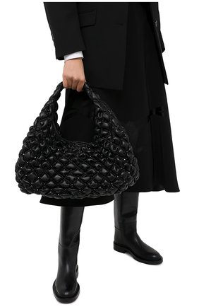 Женская сумка valentino garavani spikeme medium VALENTINO черного цвета по цене 266500 руб., арт. UW0B0H81/EFZ | Фото 2 Женская сумка valentino garavani spikeme medium VALENTINO черного цвета, арт. UW0B0H81/EFZ | Фото 2