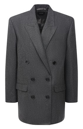 Женский шерстяной жакет ISABEL MARANT темно-серого цвета по цене 86200 руб., арт. VE1501-20H026I/0LADIMIA | Фото 1 Женский шерстяной жакет ISABEL MARANT темно-серого цвета, арт. VE1501-20H026I/0LADIMIA | Фото 1