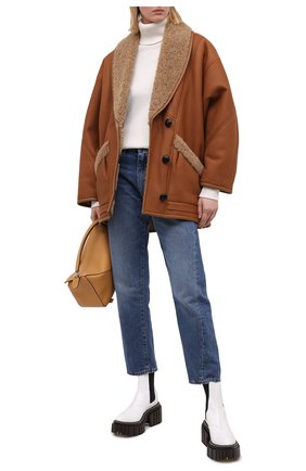 Женская дубленка ISABEL MARANT коричневого цвета по цене 299500 руб., арт. MA0685-20A001I/AUDRINA | Фото 2 Женская дубленка ISABEL MARANT коричневого цвета, арт. MA0685-20A001I/AUDRINA | Фото 2