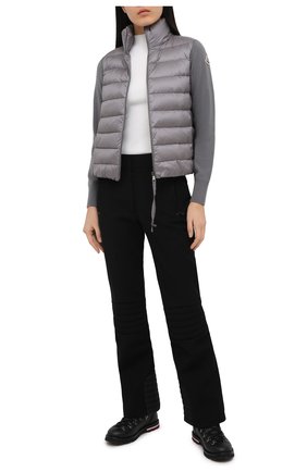 Женский пуховая куртка MONCLER серого цвета по цене 62500 руб., арт. F2-093-9B511-00-A9018 | Фото 2 Женский пуховая куртка MONCLER серого цвета, арт. F2-093-9B511-00-A9018 | Фото 2