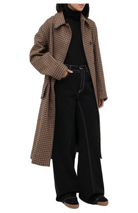 Женские кожаные кеды DRIES VAN NOTEN черного цвета по цене 37250 руб., арт. WW202/006/QU119 | Фото 2 Женские кожаные кеды DRIES VAN NOTEN черного цвета, арт. WW202/006/QU119 | Фото 2