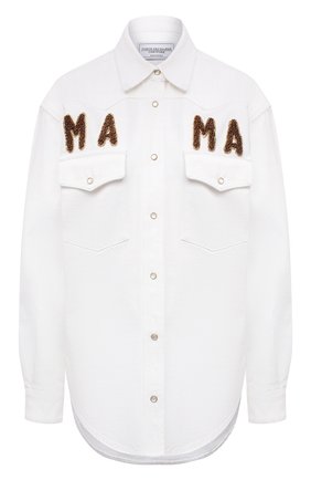 Женская джинсовая рубашка FORTE DEI MARMI COUTURE белого цвета по цене 39950 руб., арт. 20WF8171 | Фото 1 Женская джинсовая рубашка FORTE DEI MARMI COUTURE белого цвета, арт. 20WF8171 | Фото 1