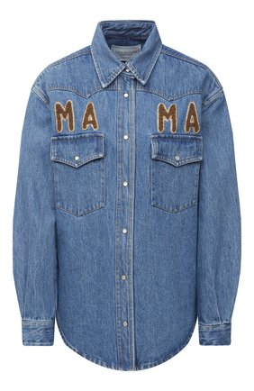 Женская джинсовая рубашка FORTE DEI MARMI COUTURE синего цвета по цене 39950 руб., арт. 20WF8150-04 | Фото 1 Женская джинсовая рубашка FORTE DEI MARMI COUTURE синего цвета, арт. 20WF8150-04 | Фото 1