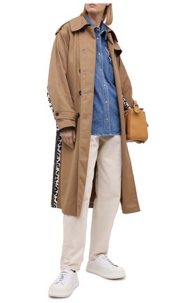 Женская джинсовая рубашка FORTE DEI MARMI COUTURE синего цвета по цене 39950 руб., арт. 20WF8150-04 | Фото 2 Женская джинсовая рубашка FORTE DEI MARMI COUTURE синего цвета, арт. 20WF8150-04 | Фото 2