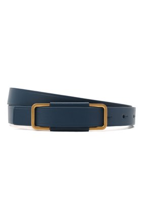 Женский кожаный ремень frame LORO PIANA синего цвета по цене 48500 руб., арт. FAL4561 | Фото 1 Женский кожаный ремень frame LORO PIANA синего цвета, арт. FAL4561 | Фото 1 (Материал: Натуральная кожа; Региональные ограничения белый список (Axapta Mercury): RU)