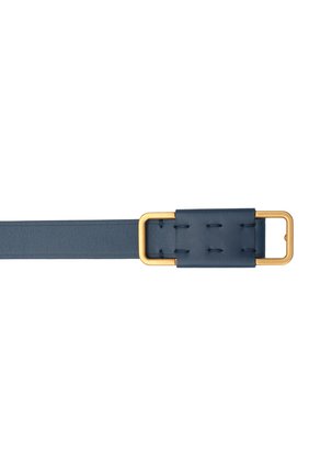 Женский кожаный ремень frame LORO PIANA синего цвета по цене 48500 руб., арт. FAL4561 | Фото 3 Женский кожаный ремень frame LORO PIANA синего цвета, арт. FAL4561 | Фото 3 (Материал: Натуральная кожа; Региональные ограничения белый список (Axapta Mercury): RU)