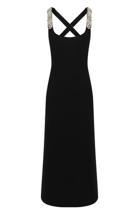 Женское шерстяное платье LANVIN черного цвета по цене 299500 руб., арт. RW-DR373X-4728-H20 | Фото 1 Женское шерстяное платье LANVIN черного цвета, арт. RW-DR373X-4728-H20 | Фото 1