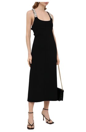Женское шерстяное платье LANVIN черного цвета по цене 299500 руб., арт. RW-DR373X-4728-H20 | Фото 2 Женское шерстяное платье LANVIN черного цвета, арт. RW-DR373X-4728-H20 | Фото 2