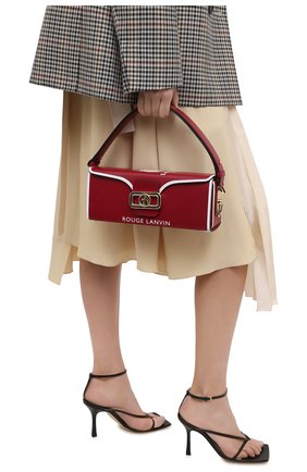Женская сумка rouge LANVIN бордового цвета по цене 229500 руб., арт. LW-BGBR04-PAR0-H20 | Фото 2 Женская сумка rouge LANVIN бордового цвета, арт. LW-BGBR04-PAR0-H20 | Фото 2