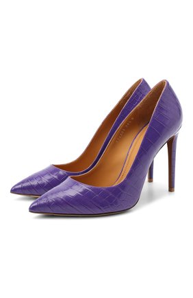 Женские туфли celia из кожи крокодила RALPH LAUREN фиолетового цвета по цене 544000 руб., арт. 807824261/CNIL | Фото 1 Женские туфли celia из кожи крокодила RALPH LAUREN фиолетового цвета, арт. 807824261/CNIL | Фото 1