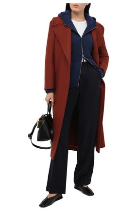 Женский кардиган из кашемира и шелка GIORGIO ARMANI синего цвета по цене 255000 руб., арт. 6HAB01/AM49Z | Фото 2 Женский кардиган из кашемира и шелка GIORGIO ARMANI синего цвета, арт. 6HAB01/AM49Z | Фото 2
