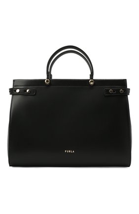 Женская сумка-тоут lady m FURLA черного цвета по цене 35500 руб., арт. BAWB01L/A.0029 | Фото 1 Женская сумка-тоут lady m FURLA черного цвета, арт. BAWB01L/A.0029 | Фото 1