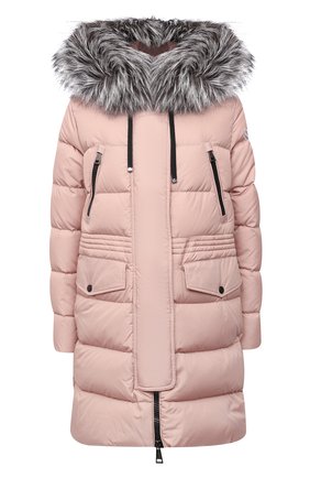 Женский пуховик MONCLER розового цвета по цене 162900 руб., арт. F2-093-1B510-02-C0059 | Фото 1 Женский пуховик MONCLER розового цвета, арт. F2-093-1B510-02-C0059 | Фото 1