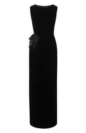 Женское шелковое платье GIORGIO ARMANI синего цвета по цене 372500 руб., арт. 0WHVA079/T01FD | Фото 1 Женское шелковое платье GIORGIO ARMANI синего цвета, арт. 0WHVA079/T01FD | Фото 1