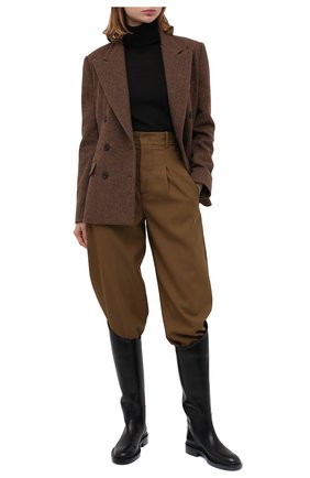 Женский жакет из шерсти и кашемира RALPH LAUREN темно-коричневого цвета по цене 259500 руб., арт. 290824550 | Фото 2 Женский жакет из шерсти и кашемира RALPH LAUREN темно-коричневого цвета, арт. 290824550 | Фото 2