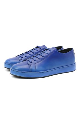 Мужские кожаные кеды SANTONI синего цвета по цене 116000 руб., арт. MBCU21473NE0PDBAU59 | Фото 1 Мужские кожаные кеды SANTONI синего цвета, арт. MBCU21473NE0PDBAU59 | Фото 1 (Материал утеплителя: Натуральный мех; Материал внешний: Кожа; Длина стельки: 29,5, 27, 28,8, 28, 25,1, 25,5, 25,9, 26,4, 26,8, 27,2; Стили: Классический)