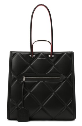 Женская сумка-тоут tall story ALEXANDER MCQUEEN черного цвета по цене 257000 руб., арт. 624973/1VT50 | Фото 1 Женская сумка-тоут tall story ALEXANDER MCQUEEN черного цвета, арт. 624973/1VT50 | Фото 1