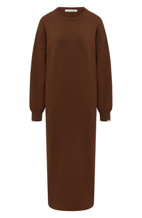 Женское кашемировое платье EXTREME CASHMERE коричневого цвета по цене 62200 руб., арт. 106/WEIRD | Фото 1 Женское кашемировое платье EXTREME CASHMERE коричневого цвета, арт. 106/WEIRD | Фото 1