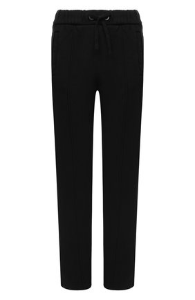 Женские хлопковые брюки PALM ANGELS черного цвета по цене 44550 руб., арт. PWCA045F20FLE0011010 | Фото 1 Женские хлопковые брюки PALM ANGELS черного цвета, арт. PWCA045F20FLE0011010 | Фото 1