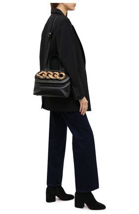 Женские замшевые ботильоны DRIES VAN NOTEN черного цвета по цене 58150 руб., арт. WW202/068/H70/QU132 | Фото 2 Женские замшевые ботильоны DRIES VAN NOTEN черного цвета, арт. WW202/068/H70/QU132 | Фото 2