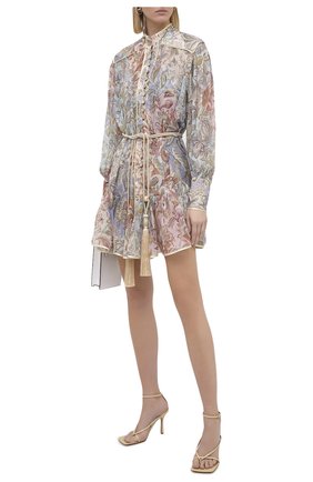 Женское шелковое платье ZIMMERMANN разноцветного цвета по цене 73600 руб., арт. 9182DLKY | Фото 2 Женское шелковое платье ZIMMERMANN разноцветного цвета, арт. 9182DLKY | Фото 2