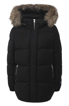 Женский пуховик WOOLRICH черного цвета по цене 131000 руб., арт. CFWW0U0353FR/UT2490 | Фото 1 Женский пуховик WOOLRICH черного цвета, арт. CFWW0U0353FR/UT2490 | Фото 1