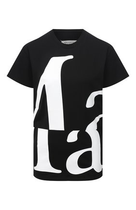 Женская хлопковая футболка MAISON MARGIELA черного цвета по цене 29050 руб., арт. S51GC0496/S22816 | Фото 1 Женская хлопковая футболка MAISON MARGIELA черного цвета, арт. S51GC0496/S22816 | Фото 1