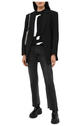 Женская хлопковая футболка MAISON MARGIELA черного цвета по цене 29050 руб., арт. S51GC0496/S22816 | Фото 2 Женская хлопковая футболка MAISON MARGIELA черного цвета, арт. S51GC0496/S22816 | Фото 2
