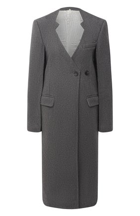Женское шерстяное пальто PETER DO серого цвета по цене 271000 руб., арт. PD-FW20-618/W0008 | Фото 1 Женское шерстяное пальто PETER DO серого цвета, арт. PD-FW20-618/W0008 | Фото 1