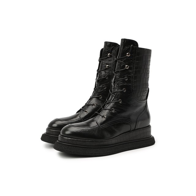 Кожаные ботинки Premiata M5912/G0MMALACCA/FRAMIRE, цвет чёрный, размер 38 M5912/G0MMALACCA/FRAMIRE - фото 1