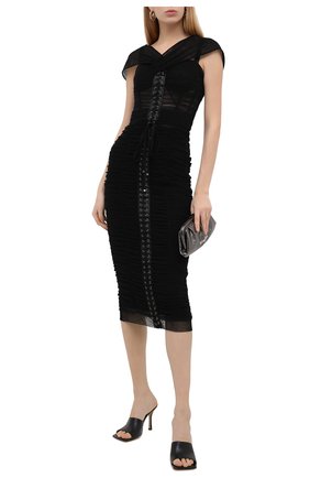 Женское платье DOLCE & GABBANA черного цвета по цене 247000 руб., арт. J6141T/FLEAA | Фото 2 Женское платье DOLCE & GABBANA черного цвета, арт. J6141T/FLEAA | Фото 2