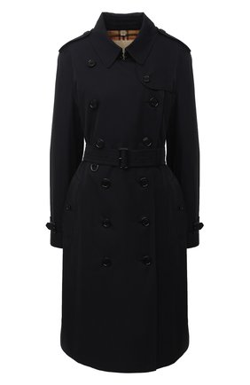 Женский хлопковый тренч BURBERRY темно-синего цвета по цене 132000 руб., арт. 8027911 | Фото 1 Женский хлопковый тренч BURBERRY темно-синего цвета, арт. 8027911 | Фото 1