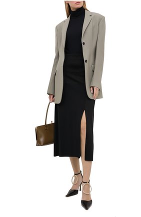 Женская юбка из шелка и вискозы JIL SANDER черного цвета по цене 128000 руб., арт. JSWR754343-WRY39058 | Фото 2 Женская юбка из шелка и вискозы JIL SANDER черного цвета, арт. JSWR754343-WRY39058 | Фото 2
