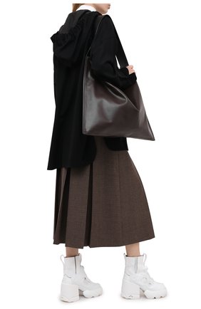 Женские кожаные ботильоны MAISON MARGIELA белого цвета по цене 115000 руб., арт. S34WU0023/P3782 | Фото 2 Женские кожаные ботильоны MAISON MARGIELA белого цвета, арт. S34WU0023/P3782 | Фото 2