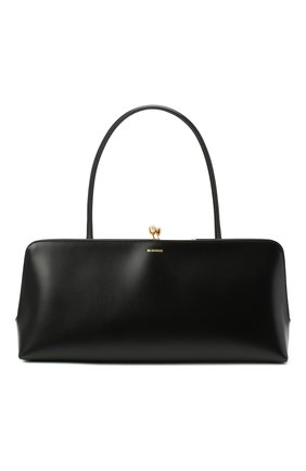 Женская сумка goji JIL SANDER черного цвета по цене 136500 руб., арт. JSWR852461-WRB00080N | Фото 1 Женская сумка goji JIL SANDER черного цвета, арт. JSWR852461-WRB00080N | Фото 1 (Сумки-технические: Сумки top-handle; Материал: Натуральная кожа; Размер: large)