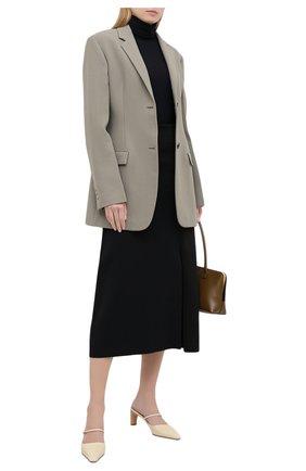 Женский шерстяной жакет JIL SANDER зеленого цвета по цене 212500 руб., арт. JSWR135310-WR201100 | Фото 2 Женский шерстяной жакет JIL SANDER зеленого цвета, арт. JSWR135310-WR201100 | Фото 2