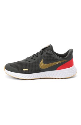 Детские кроссовки nike revolution 5 NIKE серого цвета по цене 3040 руб., арт. BQ5671-016 | Фото 2 Детские кроссовки nike revolution 5 NIKE серого цвета, арт. BQ5671-016 | Фото 2