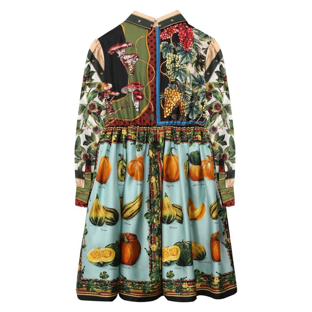Шелковое платье Dolce & Gabbana L52D03/G7XJK/8-14 Фото 2