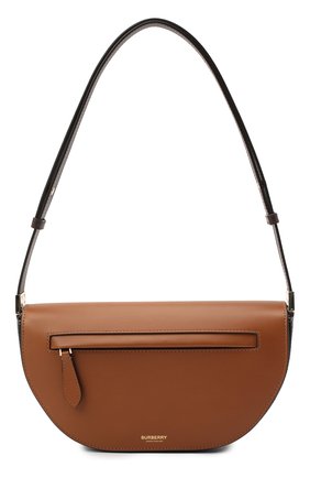 Женская сумка olympia small BURBERRY коричневого цвета, арт. 8034707 | Фото 1 (Размер: small; Материал: Натуральная кожа; Ремень/цепочка: На ремешке; Сумки-технические: Сумки top-handle)