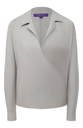 Женская шерстяная блузка RALPH LAUREN серого цвета по цене 157500 руб., арт. 290818616 | Фото 1 Женская шерстяная блузка RALPH LAUREN серого цвета, арт. 290818616 | Фото 1