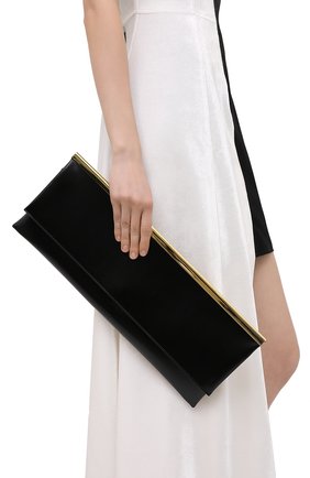Женский клатч JIL SANDER черного цвета по цене 92200 руб., арт. JSWR856475-WRB00080N | Фото 2 Женский клатч JIL SANDER черного цвета, арт. JSWR856475-WRB00080N | Фото 2