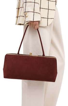 Женская сумка goji JIL SANDER коричневого цвета по цене 135000 руб., арт. JSWR852369-WRB00081N | Фото 2 Женская сумка goji JIL SANDER коричневого цвета, арт. JSWR852369-WRB00081N | Фото 2