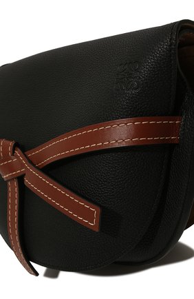 Женская сумка gate small LOEWE черного цвета по цене 168000 руб., арт. 321.12.T20 | Фото 3 Женская сумка gate small LOEWE черного цвета, арт. 321.12.T20 | Фото 3