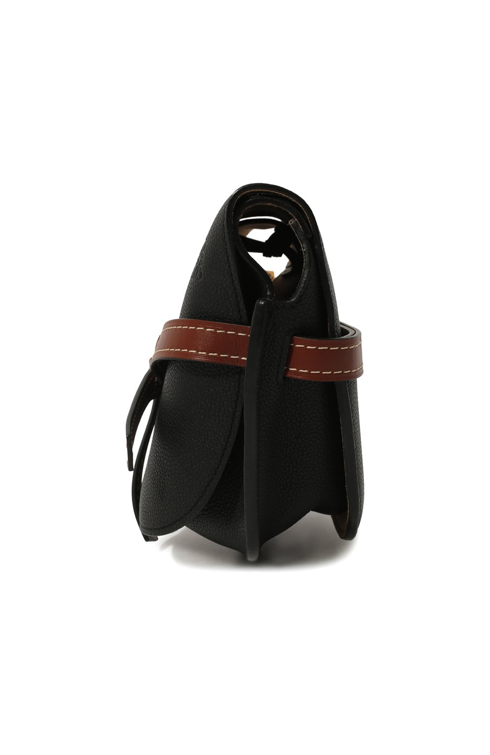 Женская сумка gate small LOEWE черного цвета по цене 168000 руб., арт. 321.12.T20 | Фото 4 Женская сумка gate small LOEWE черного цвета, арт. 321.12.T20 | Фото 4
