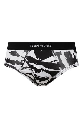 Мужские хлопковые хипсы TOM FORD черно-белого цвета по цене 7775 руб., арт. T4LC11060 | Фото 1 Мужские хлопковые хипсы TOM FORD черно-белого цвета, арт. T4LC11060 | Фото 1
