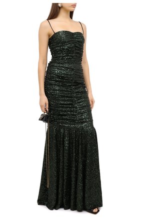 Женское платье с пайетками DOLCE & GABBANA зеленого цвета по цене 554500 руб., арт. F6K2GT/FLM7Q | Фото 2 Женское платье с пайетками DOLCE & GABBANA зеленого цвета, арт. F6K2GT/FLM7Q | Фото 2