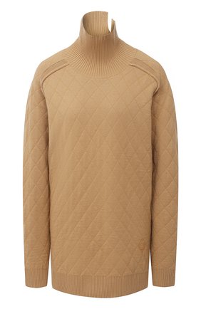 Женский шерстяной свитер BURBERRY бежевого цвета по цене 76300 руб., арт. 8033740 | Фото 1 Женский шерстяной свитер BURBERRY бежевого цвета, арт. 8033740 | Фото 1